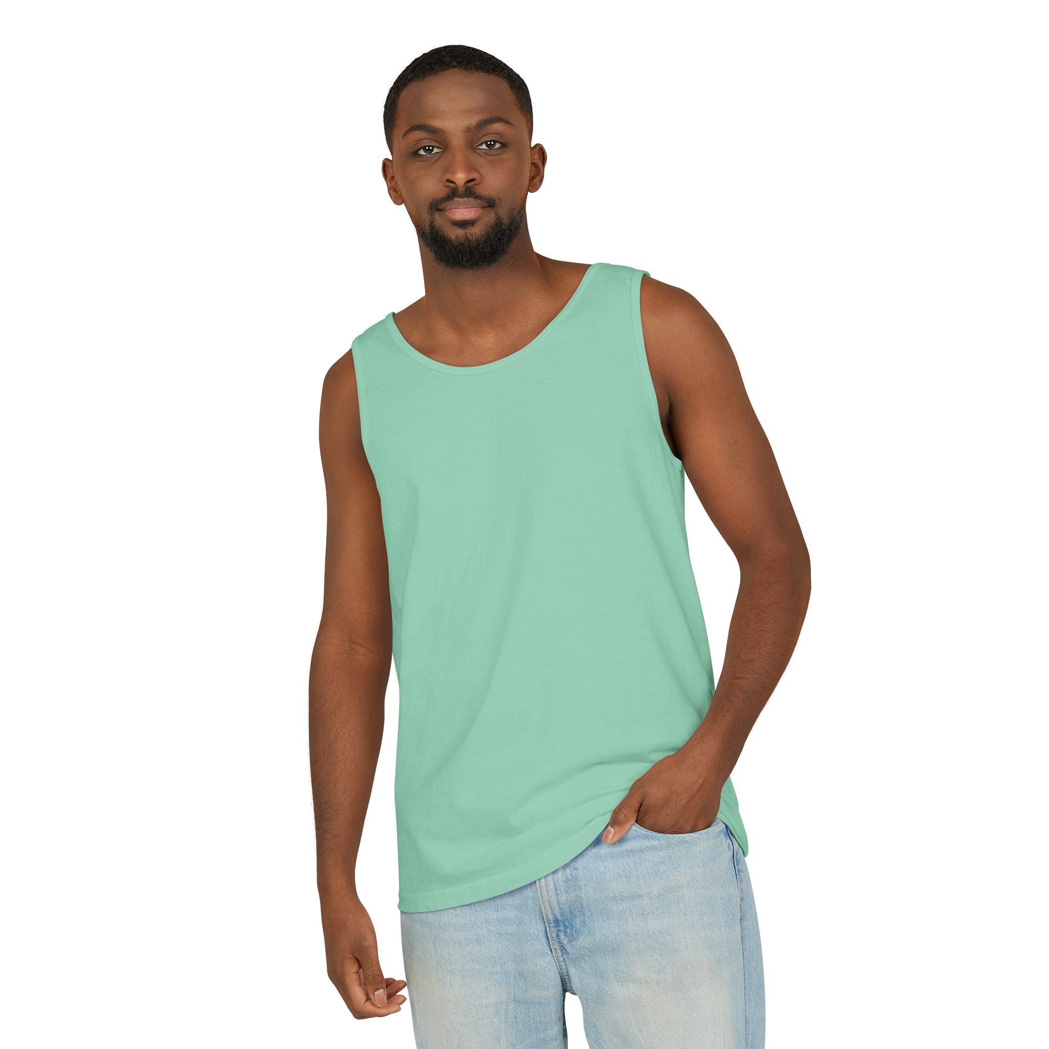 Summer Vibes Unisex Tank Top - Retro Sun Graphic
