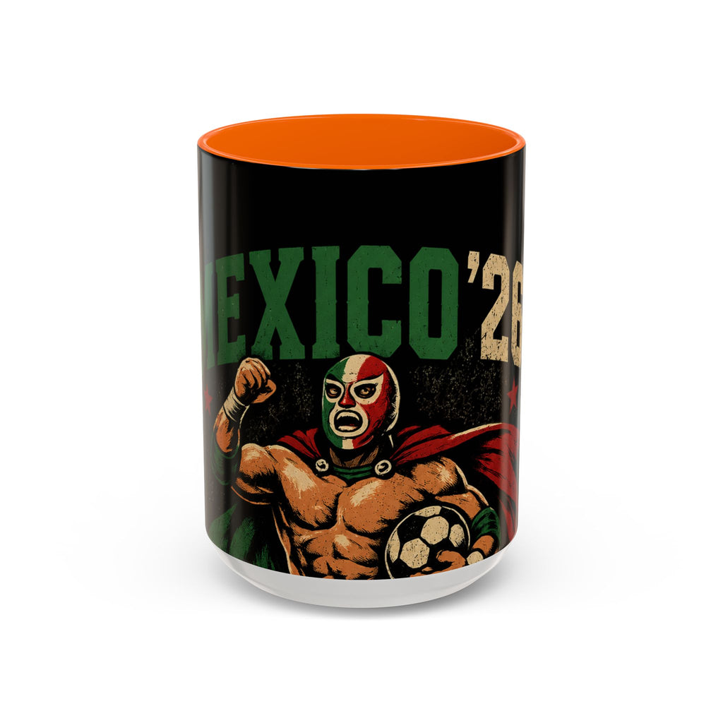 Mexico ’26 Luchador Soccer Coffee Mug