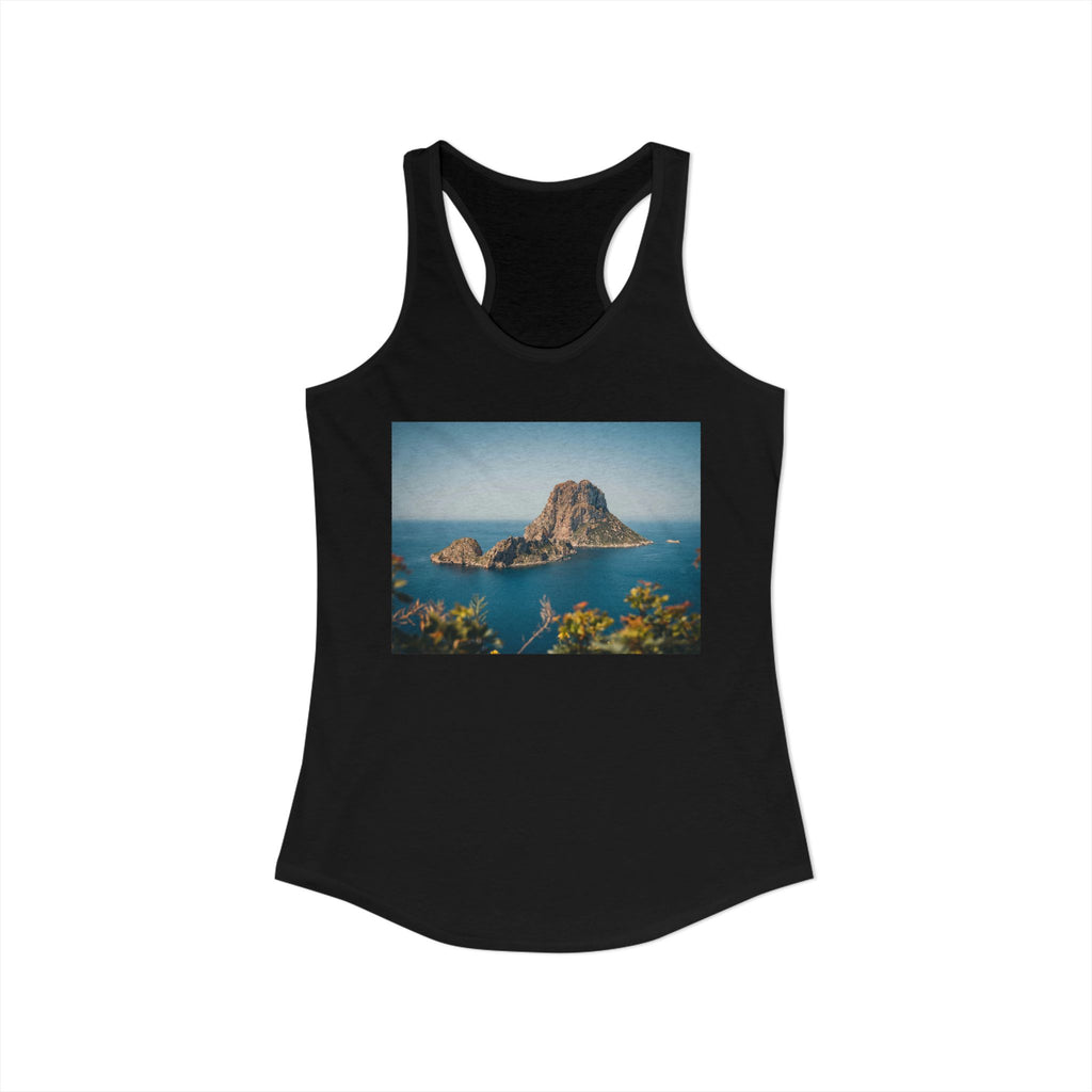 Women's Racerback Tank - Es Vedrà, Spain View