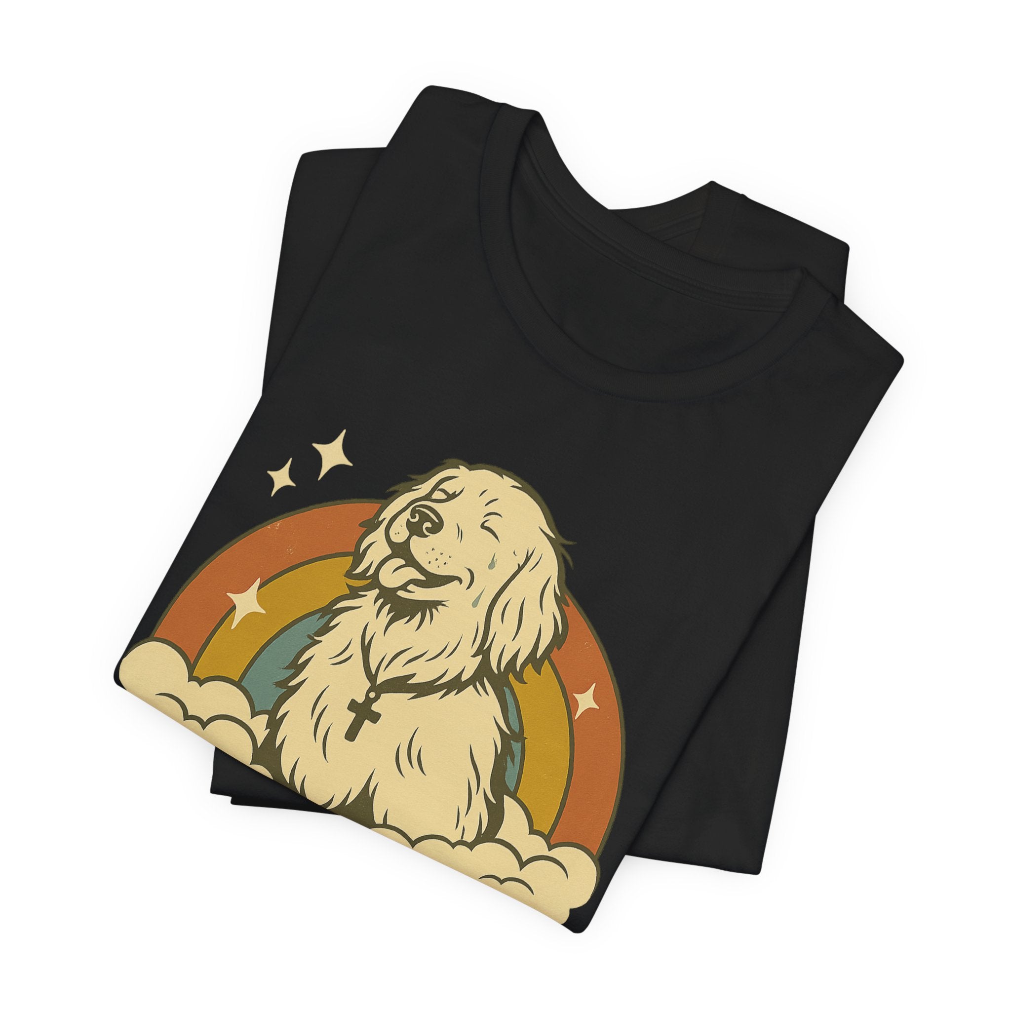 "Dog Hair Is My Glitter" – Retro Golden Vibes Edition