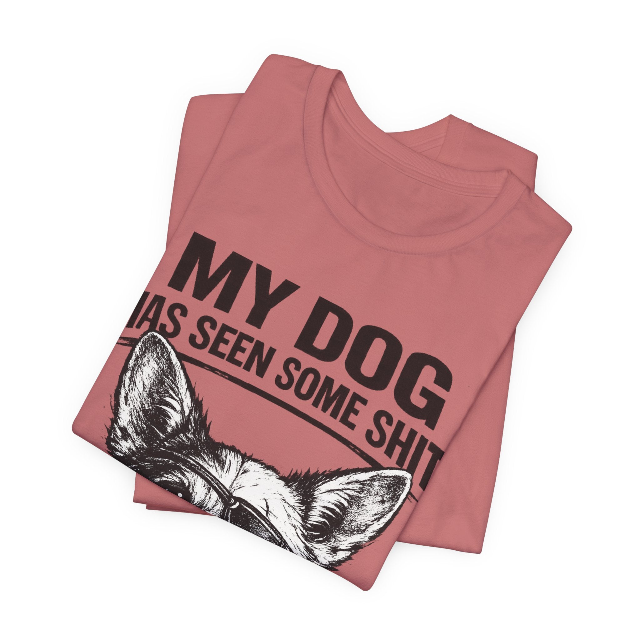 Corgi Dog Lover T‑Shirt — "My Dog Has Seen Some Shit and Judges Me Daily" Graphic Tee