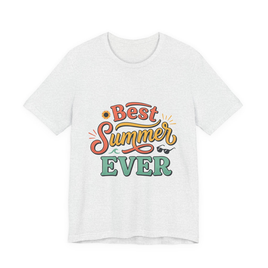 Best Summer Ever T-Shirt — Retro Colorful Vacation Tee