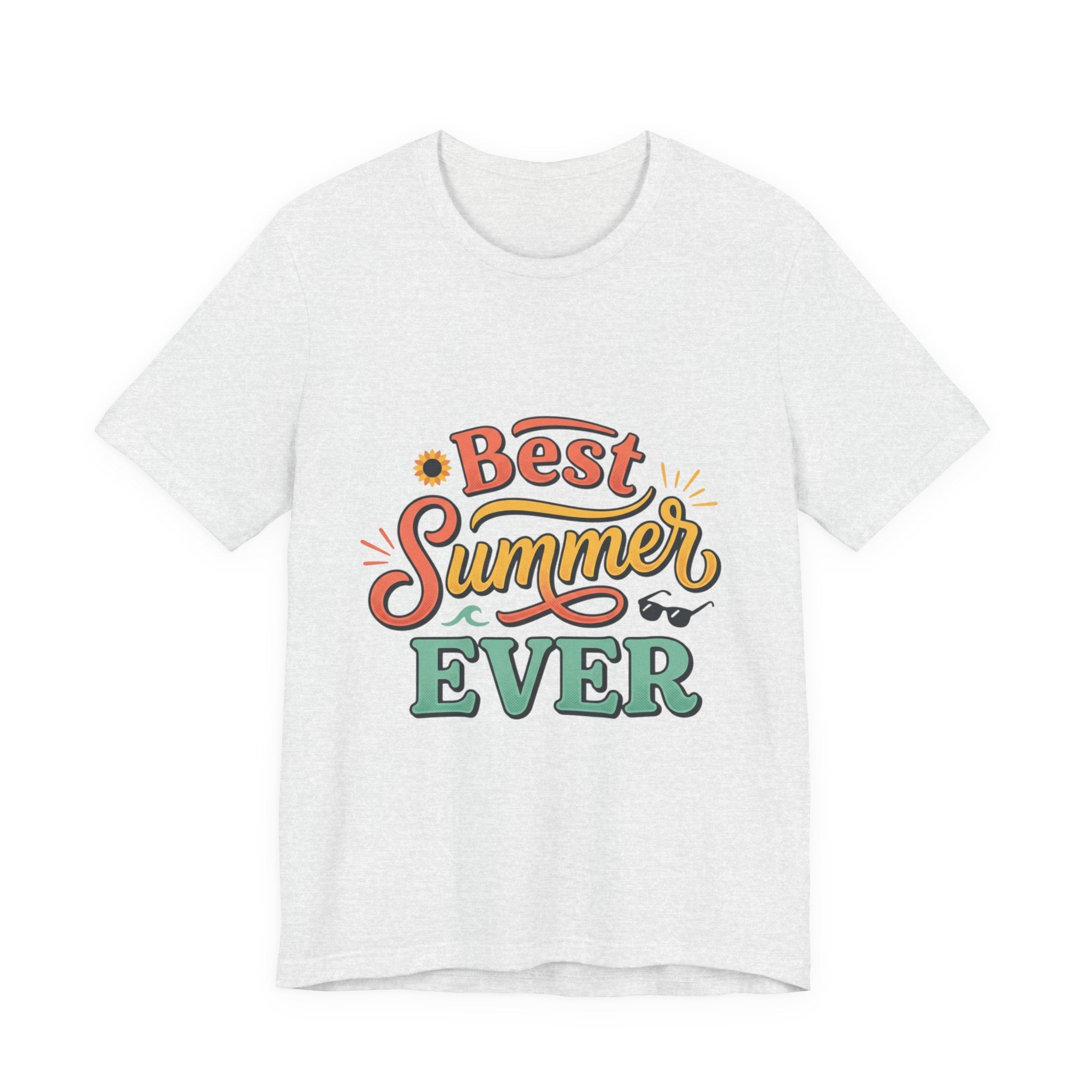 Best Summer Ever T-Shirt — Retro Colorful Vacation Tee
