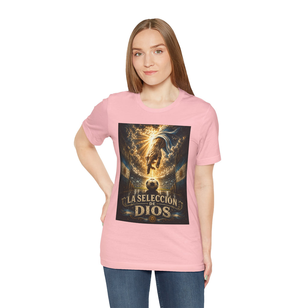 Soccer Faith T-Shirt — "La Selección de Dios" Graphic Tee