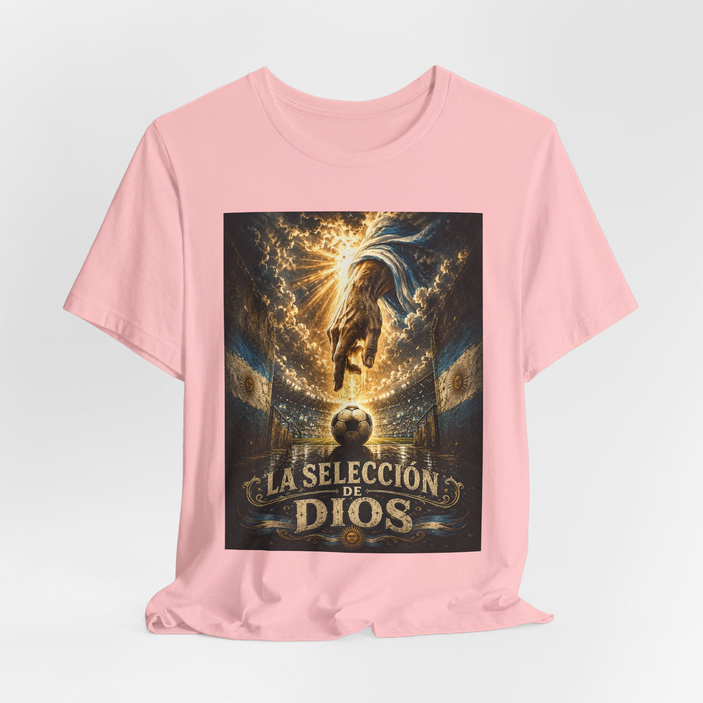 Soccer Faith T-Shirt — "La Selección de Dios" Graphic Tee