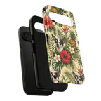 Tropical chihuahua Phone Case — Floral Pineapple Protective Tough Case