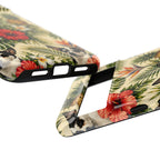 Tropical chihuahua Phone Case — Floral Pineapple Protective Tough Case