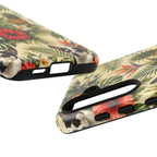Tropical chihuahua Phone Case — Floral Pineapple Protective Tough Case