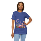 Floral Meadow Tee – Pink Wildflower Field Graphic T-Shirt