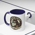 Coffee Lovers Mug — Rustic 'Coffee & Hops' Accent Ceramic Mug (11/15oz)