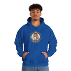 Patriotic Cat Hoodie — "Ready for the Stars" Graphic Pullover