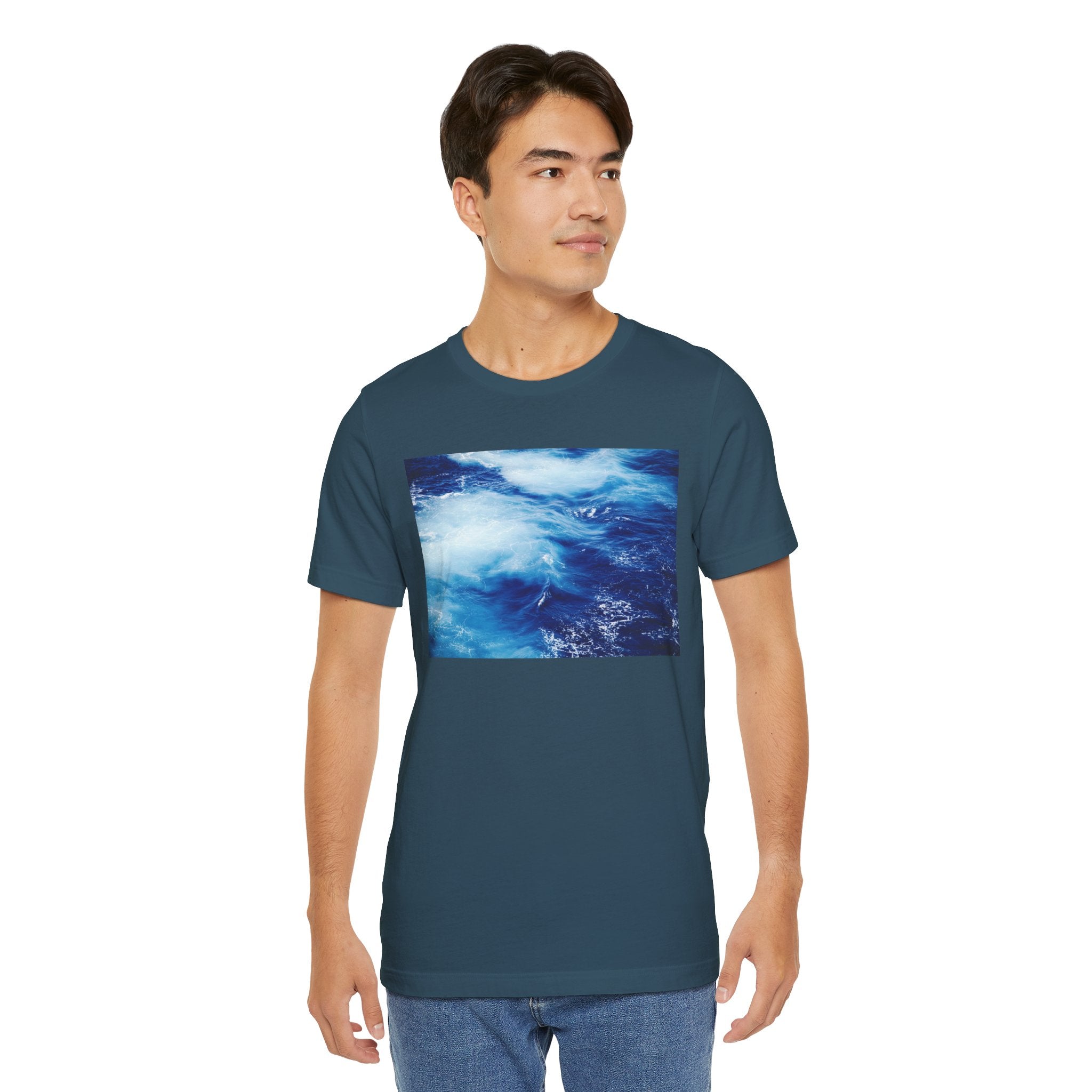 Ocean Waves  Tee — Blue Water Photography T-Shirt