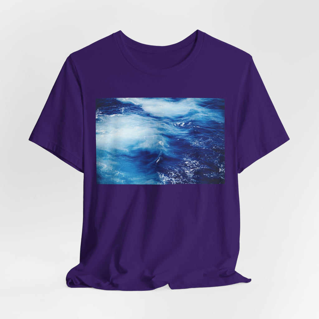 Ocean Waves  Tee — Blue Water Photography T-Shirt