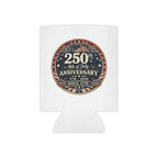 4th of July 250th Anniversary Can Cooler – 1776–2026 Patriotic Beer Koozie