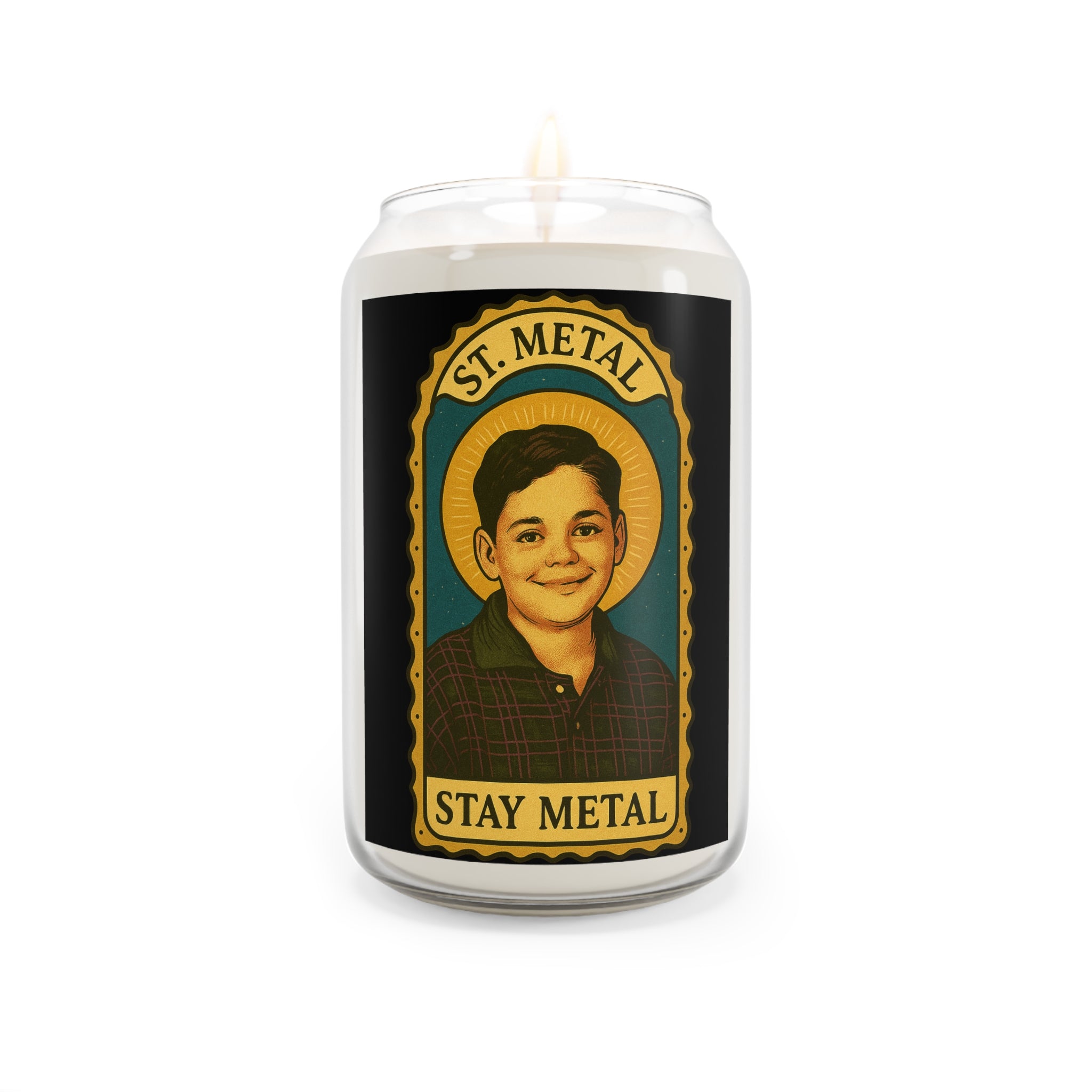 St. Metal – El Santo Niño del Metal Prayer Candle
