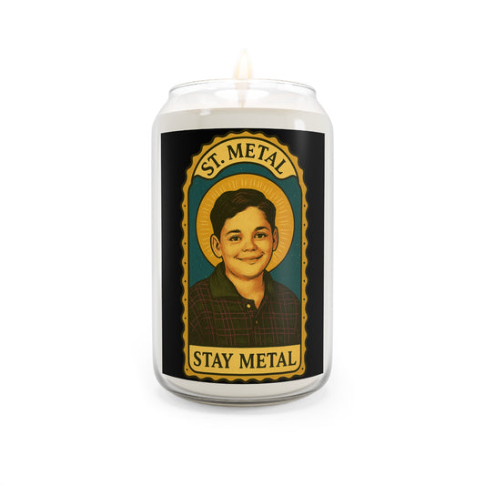 St. Metal – El Santo Niño del Metal Prayer Candle