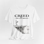 Creed "One Last Breath" T-Shirt - Band Lyric Tee with Cliff Sketch