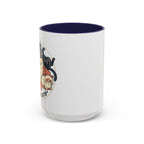 Cat Jester Accent Coffee Mug – Whimsical Vintage Cat Illustration (11/15oz)