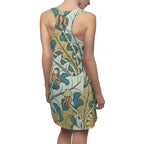 Floral Vintage Art Nouveau Racerback Dress — All-Over Print