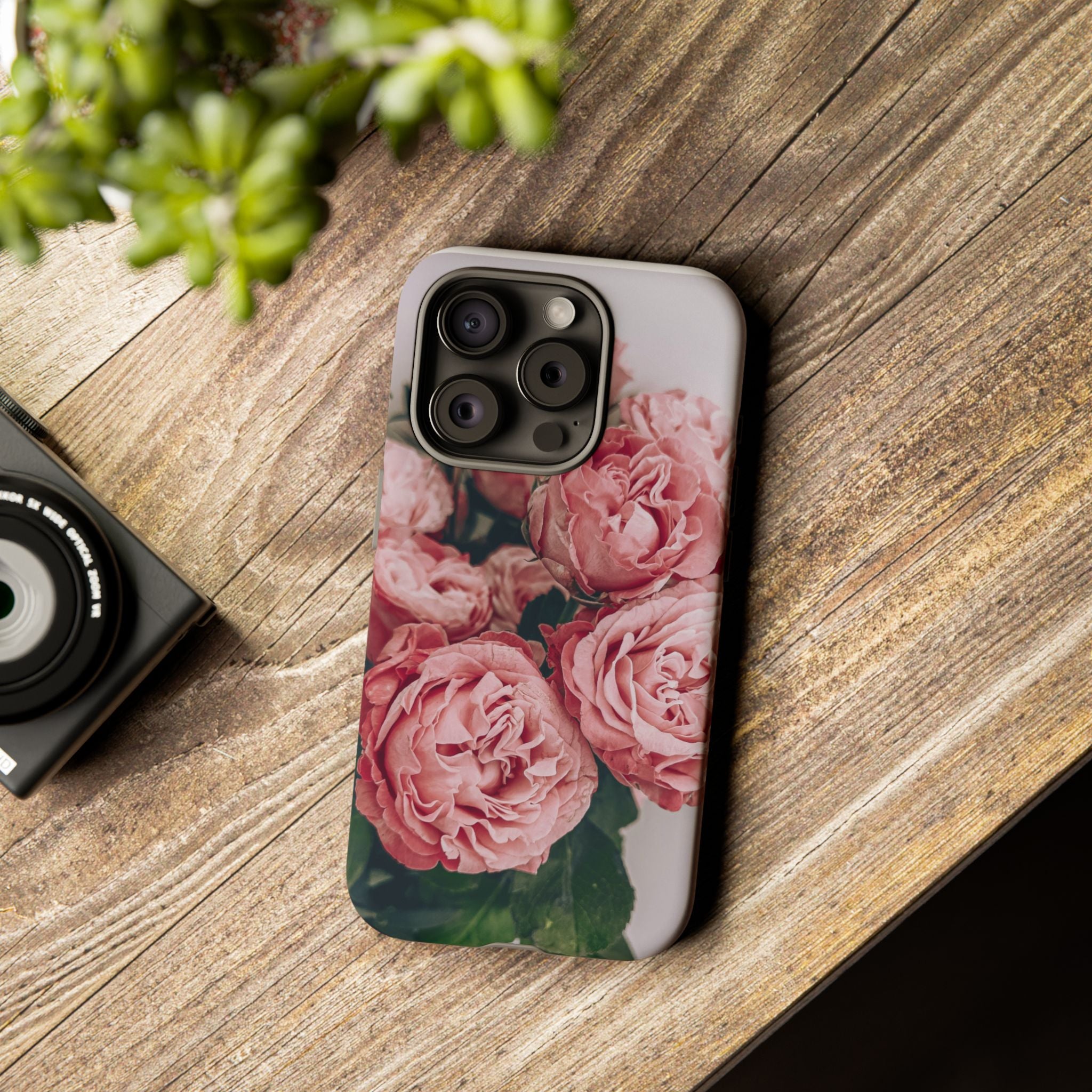 Tough Case — Pink Peonies Floral Phone Case