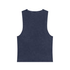 Custom Stonewash Muscle Tank — Vintage Wash Sleeveless Top