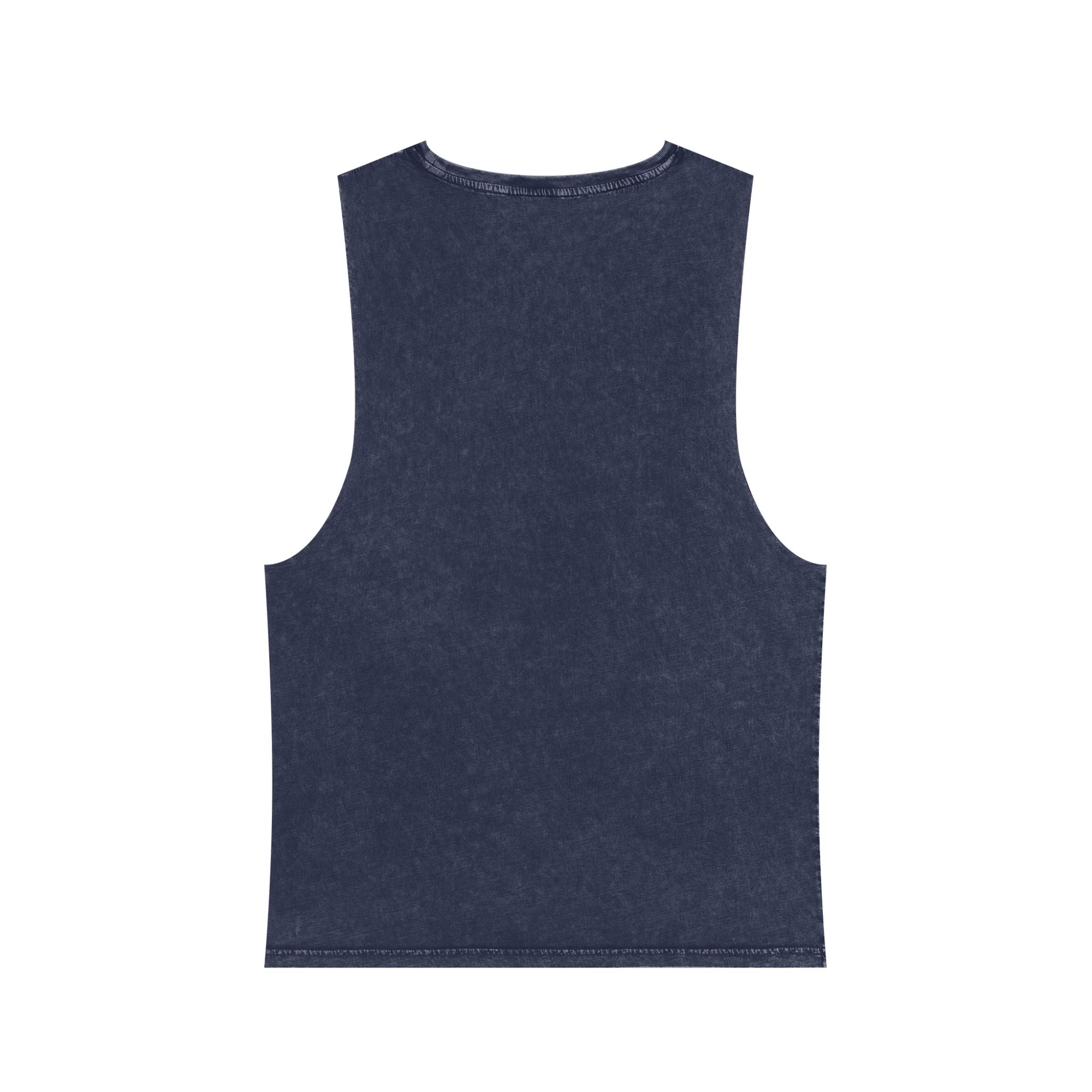 Custom Stonewash Muscle Tank — Vintage Wash Sleeveless Top