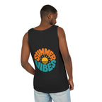 Summer Vibes Unisex Tank Top - Retro Sun Graphic