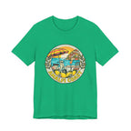 Amalfi Coast Vintage Travel Tee — Scenic Lemon & Vespa Graphic