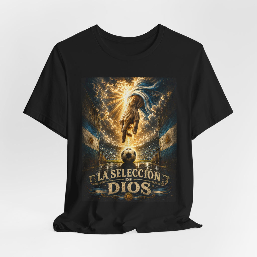 Soccer Faith T-Shirt — "La Selección de Dios" Graphic Tee