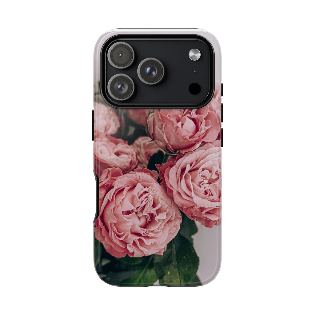 Tough Case — Pink Peonies Floral Phone Case