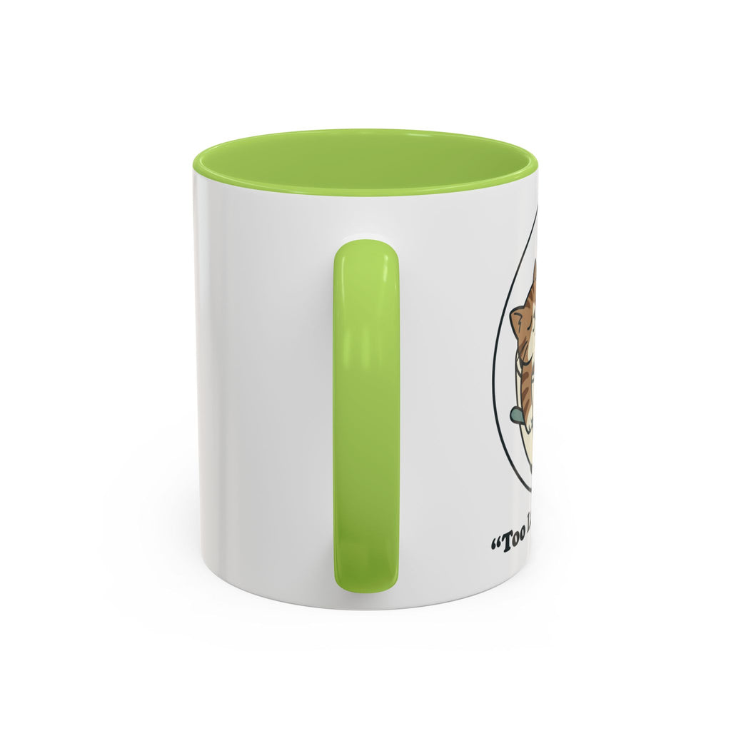 Latte Cat Coffee Mug – "Don't Wake Me, I'll Move" Cute Cat Latte Art Ceramic Accent Mug