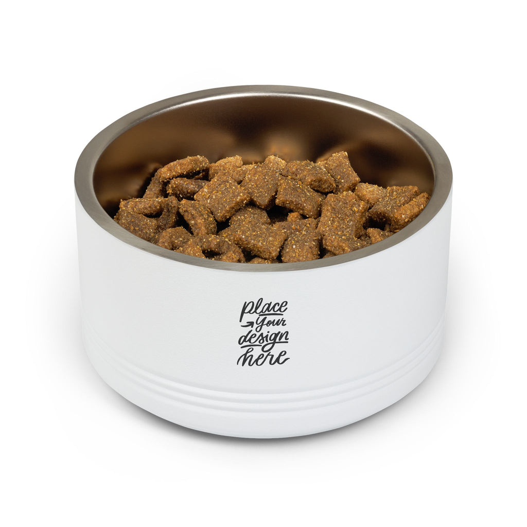 Personalized Pet Bowl – Custom Name 18oz Stainless Steel Dog & Cat Feeding Bowl