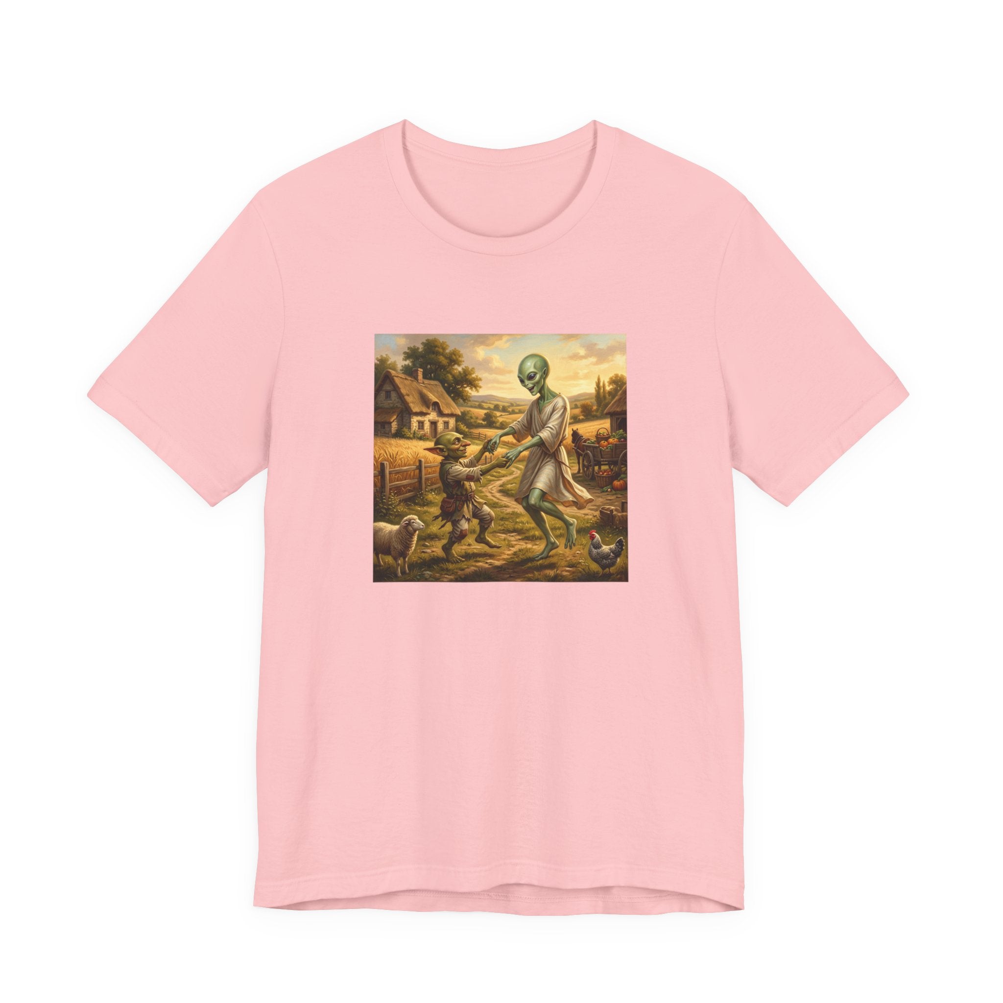 Alien Harvest Vintage Art T‑Shirt