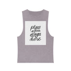 Custom Stonewash Muscle Tank — Vintage Wash Sleeveless Top