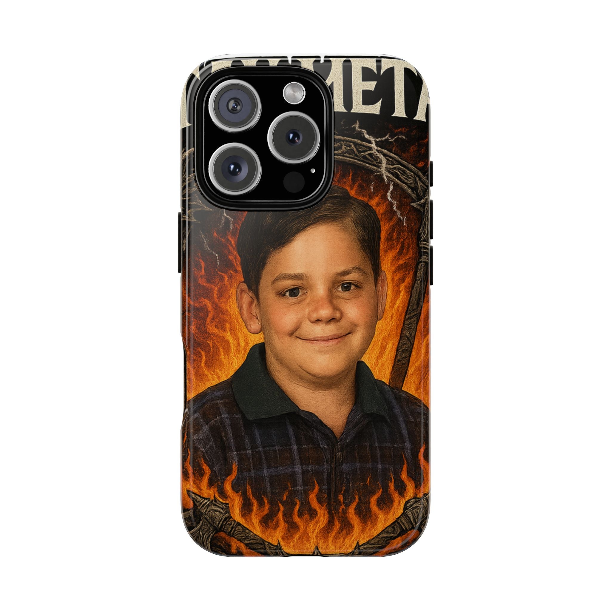 Metalhead Phone Case, Tough Cases for Music Lovers, Personalize with Unique Art, Gift for Metal Fans, Rock Lover's Accessory