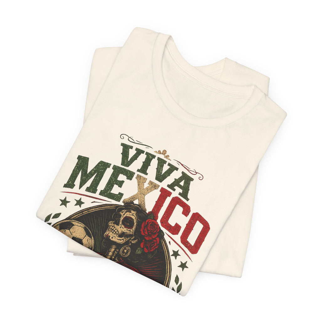 Mexico Catrina Skull T‑Shirt — Day of the Dead Mexican Soccer Tee