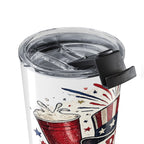 Party Like a Patriot 20oz Tumbler — American Flag Fourth of July Travel Cup