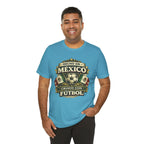 Mexico Soccer T‑Shirt — "Hecho en México, Criado con Fútbol" Vintage Football Tee