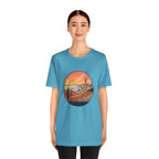 Sunset Tuscan Landscape T-Shirt — Vintage Italian Countryside Graphic Tee