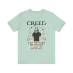 Creed-Inspired Unisex Jersey Tee - Wine & Cheese Lover's Shirt, Casual Daywear, Gift for Friends, Music Merch, Funny Tee