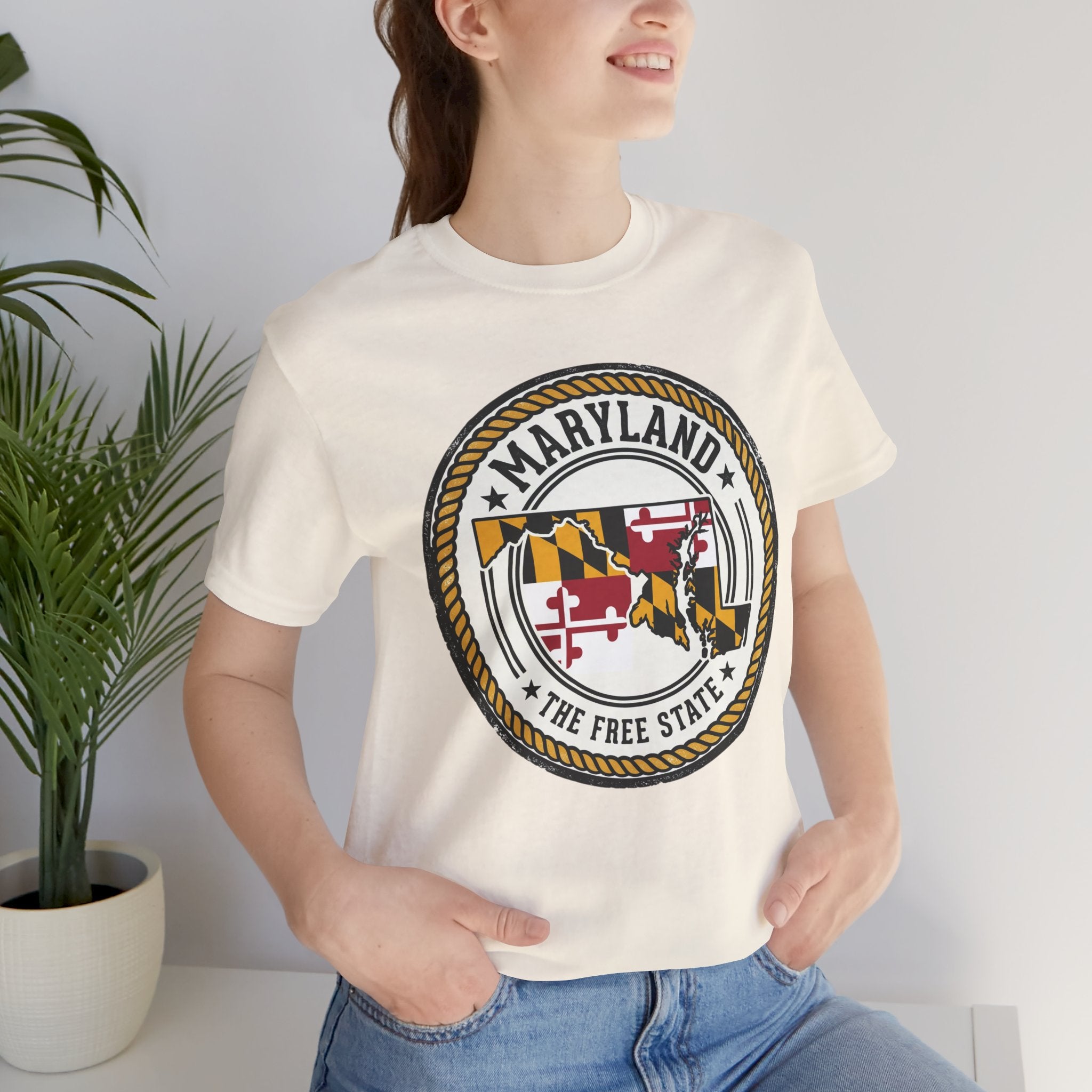 Maryland State Seal T-Shirt – The Free State Flag Emblem Tee