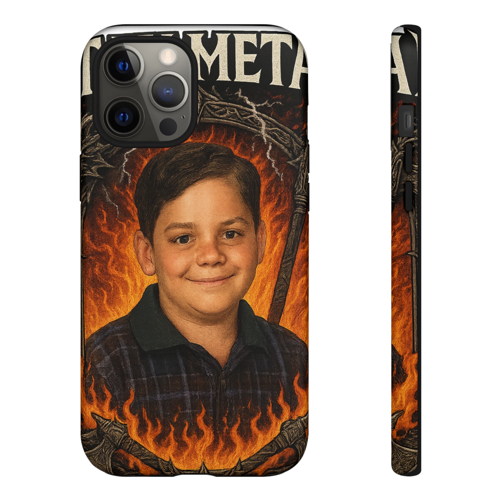 Metalhead Phone Case, Tough Cases for Music Lovers, Personalize with Unique Art, Gift for Metal Fans, Rock Lover's Accessory