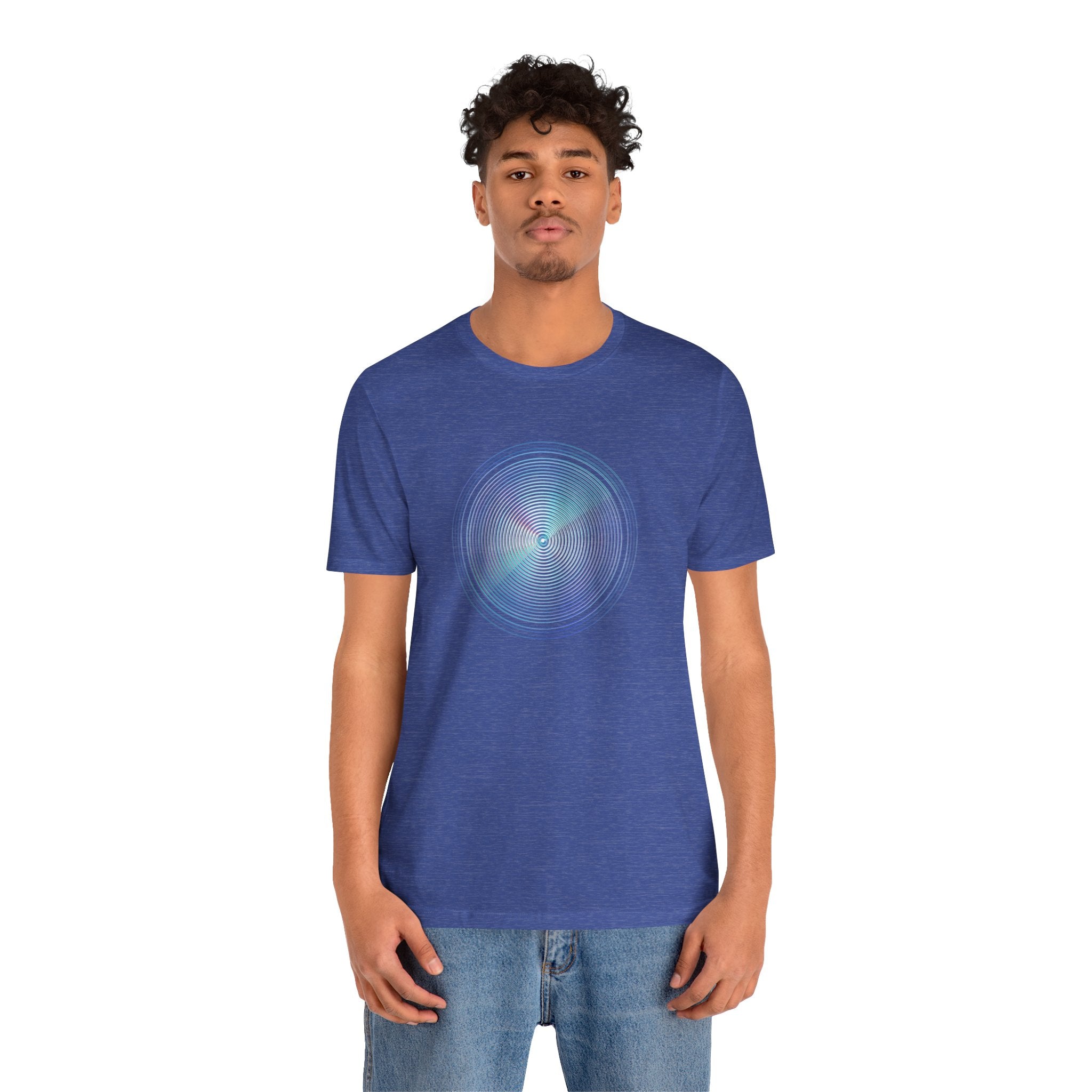 Hypnotic Holo Spiral T‑Shirt
