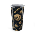 20oz Celestial Moon & Stars Tumbler — Vintage Night Sky Travel Cup