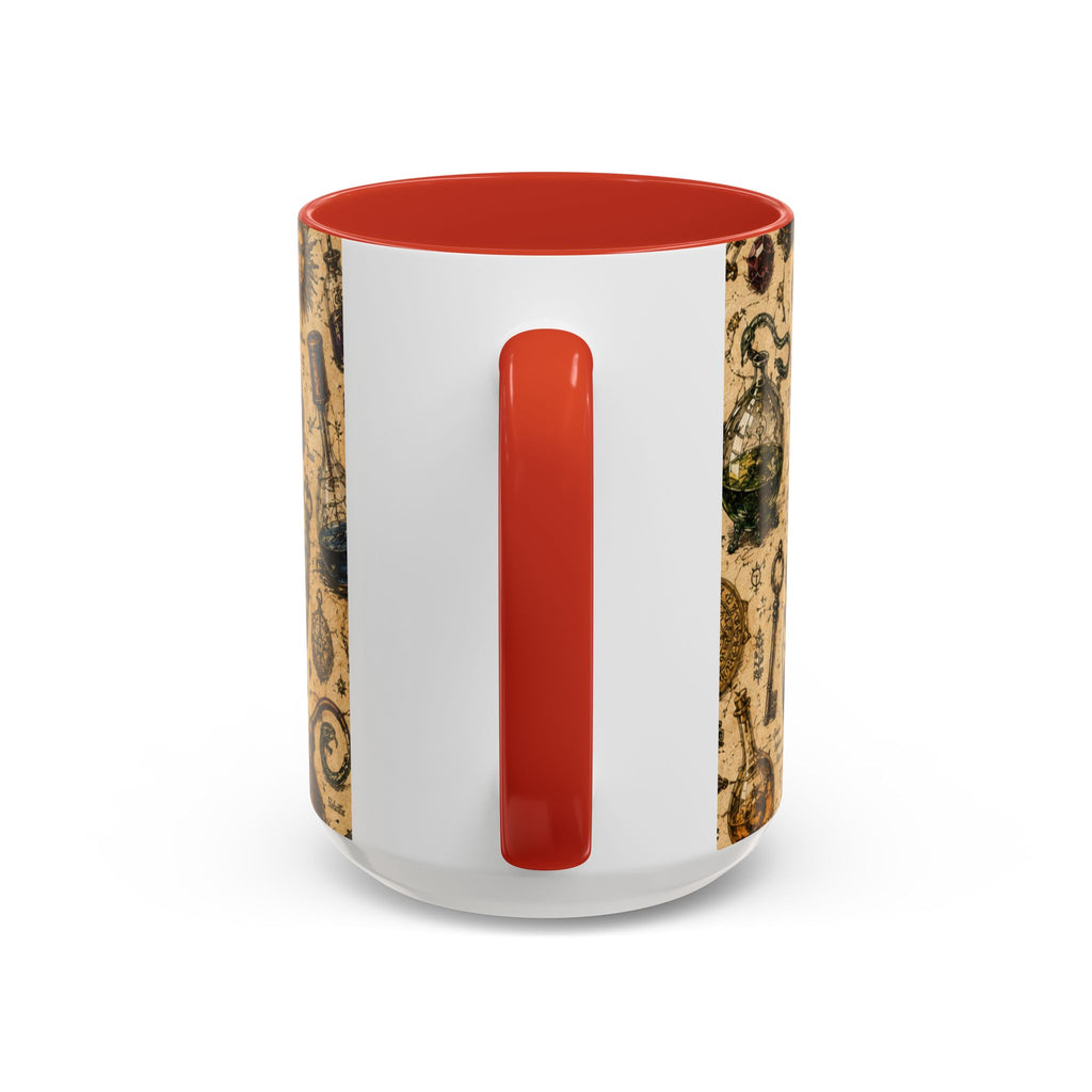The Alchemist's Cabinet Coffee Mug — Vintage Apothecary Accent Mug (11/15 oz)