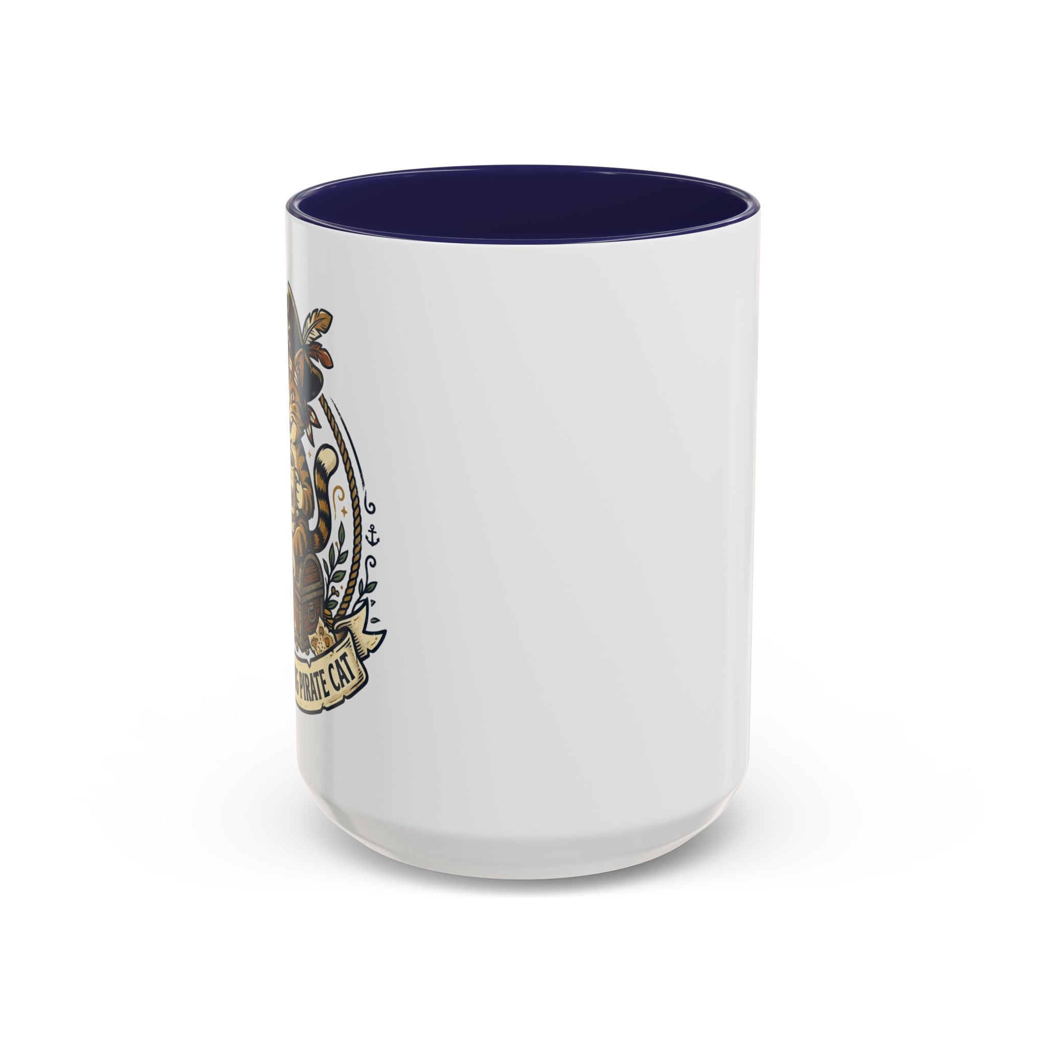 Vintage Sailor Anchor Coffee Mug — Nautical Tattoo Accent Mug (11/15oz)