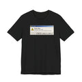 Error 404 'Serotonin not found' T‑Shirt — Retro Computer Alert Graphic Tee