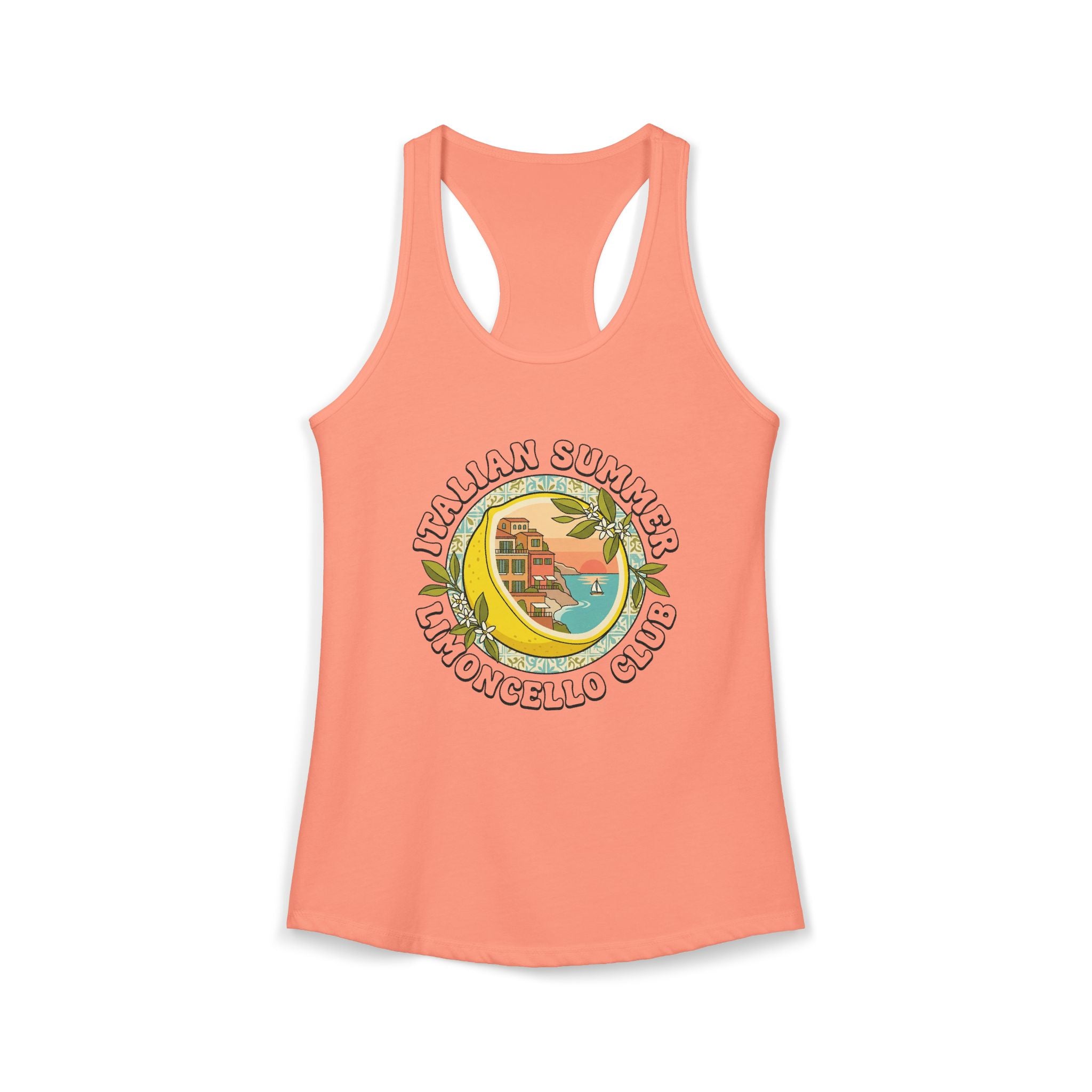 Women's Ideal Racerback Tank - Italian Summer