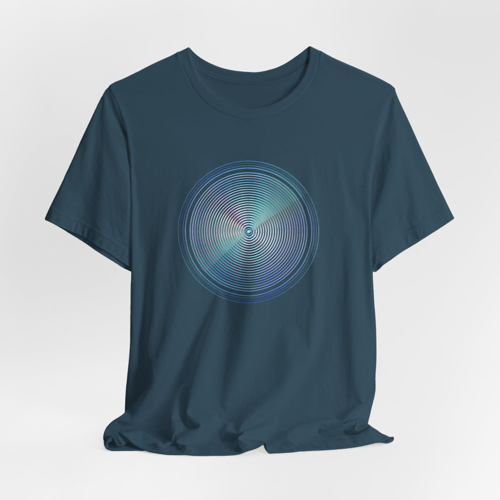 Hypnotic Holo Spiral T‑Shirt
