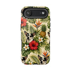 Tropical chihuahua Phone Case — Floral Pineapple Protective Tough Case